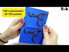 OEKO Sostenible Screen Printing Etichette di abbigliamento in TPU