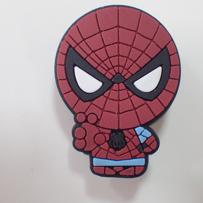 Slippers Silicone Badge PVC Rubber Patch Using Buckle On Technics
