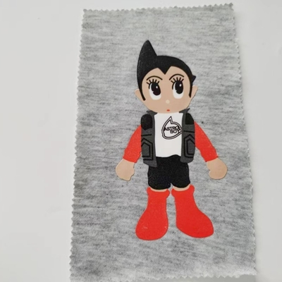 3D Effect Silicone Transfer Hot Stamping Clothing Main Label Animation Image
