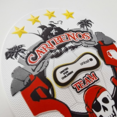 Printed Picture On The Main Logo TPU Patches Eco Friendly For Jersey