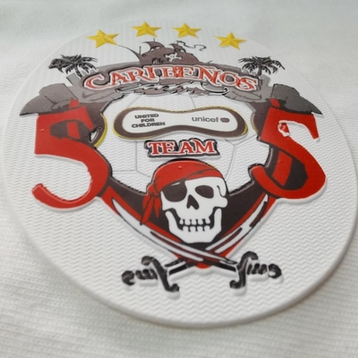 Printed Picture On The Main Logo TPU Patches Eco Friendly For Jersey