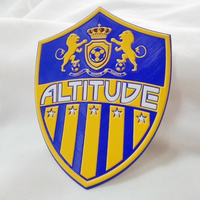 Heat Transfer TPU Main Logo Soccer Jersey Patch High Frequency