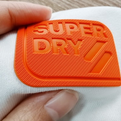 3d Silicone Heat Transfer Labels For Clothing Brand Pantone Color