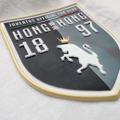Heat Transfer Clothing Brand Patches , TPU Badge For Team Apparel