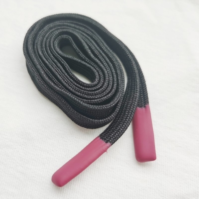Soft Silicon End Cotton Cords For Sweatshirts Customized Silicone Tips