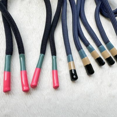 50cm Hoodie Cord With Silicone Ending Coating Rope Of Garment Accessories