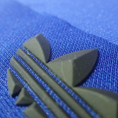 Custom Luxury Clothing 3D Silicone Logos High Density Soft Iron On Heat Transfer Patches For T Shirt