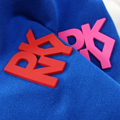 Custom High Quality Silicone Heat Transfer Label 3D Heat Transfer Stickers Soft Silicone Patches for Clothing