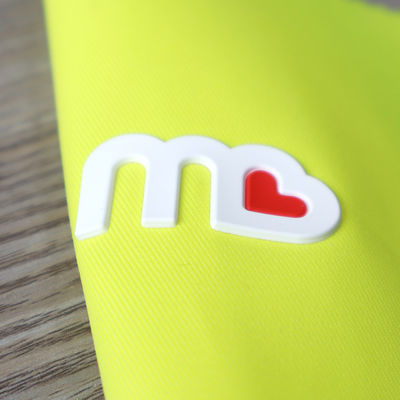 Customized High Classic Silicone Heat Transfer Label with Embossed Design and 7 Days Sample Order Lead Time