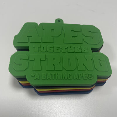 OEM DIY English Letters PVC Soft Glue Silicone Epoxy Rubber Clothing Label Accessories Clothing Logo Patches