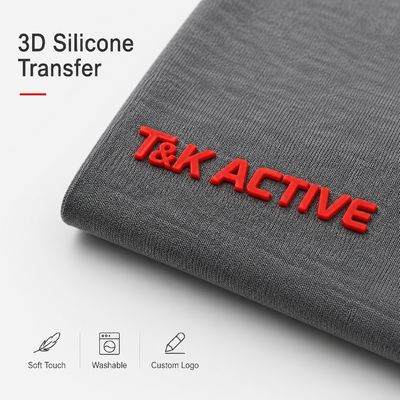 Silicone Heat Transfer Labels Perfect for Garment Identification Durable Flexible and Resistant to Washing and Wear