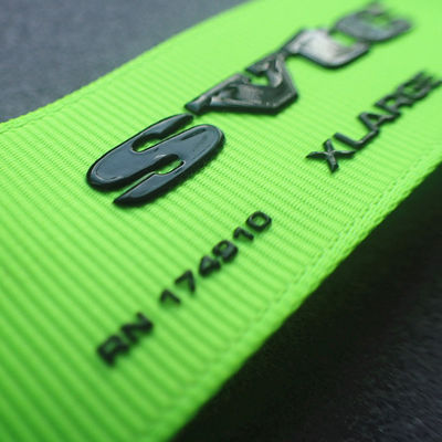 Satin OEKO 3.8cm Printed Name Tags For Clothing printing silicon label