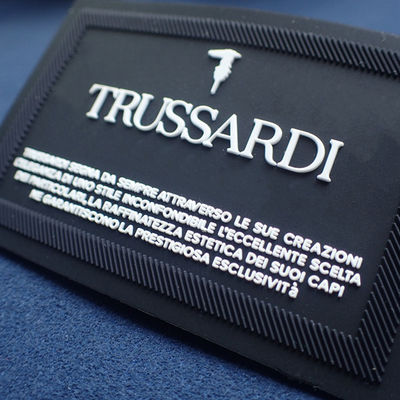 Customized Garment Soft PVC Rubber Clothing Labels