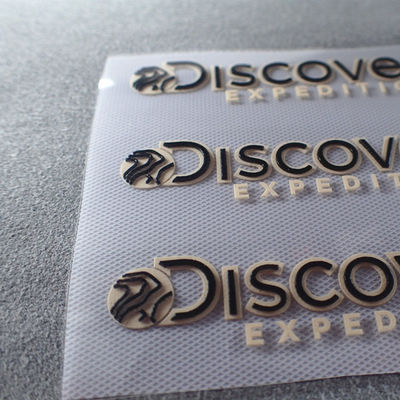 Printing 100% Silicone Logo 0.8mm Clothing Tags Labels