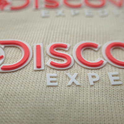 Printing 100% Silicone Logo 0.8mm Clothing Tags Labels
