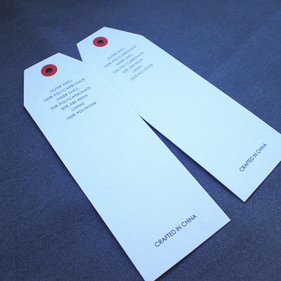 Embroidered Garment Swing Tags