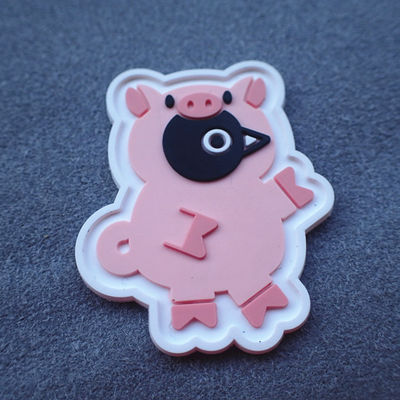 3D Carton Animal Die Cut ODM Logo Clothing Labels
