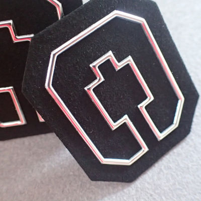 Shiny High Freqency 3D TPU Logo Clothing Tags Labels