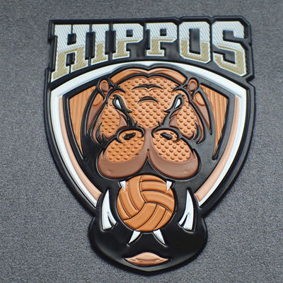 3D TPU High Frequency Custom Clothing Patches For Sportswear