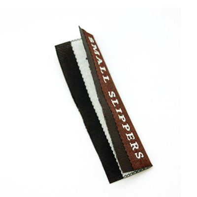 Customized Design Woven Damask Logo Tag Woven Private Labels For Clothing