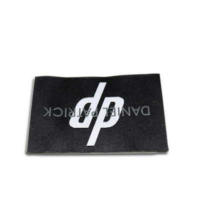 Customized Design Woven Damask Logo Tag Woven Private Labels For Clothing
