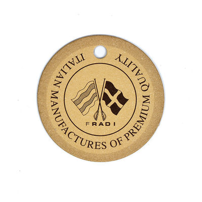 Recycled Custom Logo Paper Swing Hang Tag For Clothing