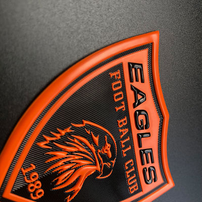 Hot Stamping Embossed TPU Badges Transfer Label For Garment