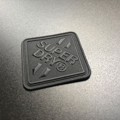Custom Reflective Rubber Badge Embossed 3D TPU Badge for Fabric