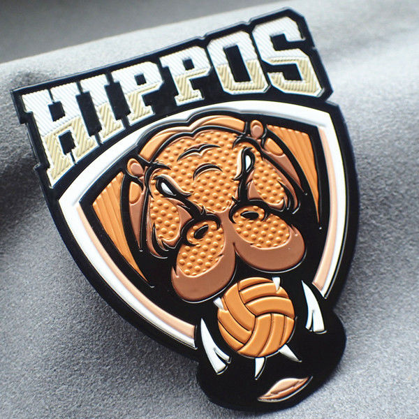 3D TPU High Frequency Custom Clothing Patches For Sportswear