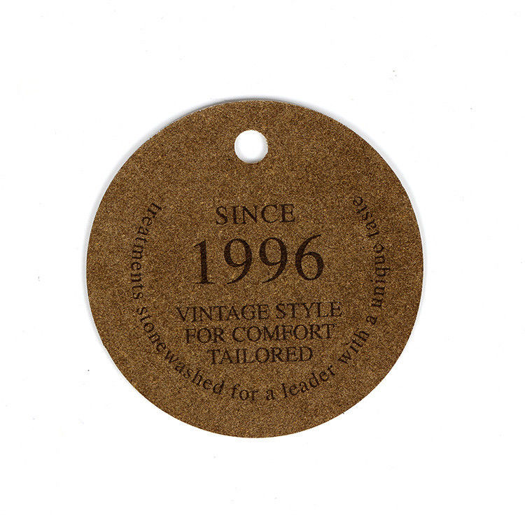 Recycled Custom Logo Paper Swing Hang Tag For Clothing