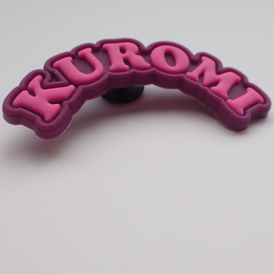 Toppa di gomma del PVC del distintivo del silicone delle pantofole facendo uso del fermaglio sulle tecniche