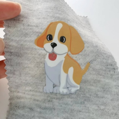 Le immagini brillanti del fumetto del modello rivestono di ferro le etichette del trasferimento di calore del silicone per l'abbigliamento dei bambini