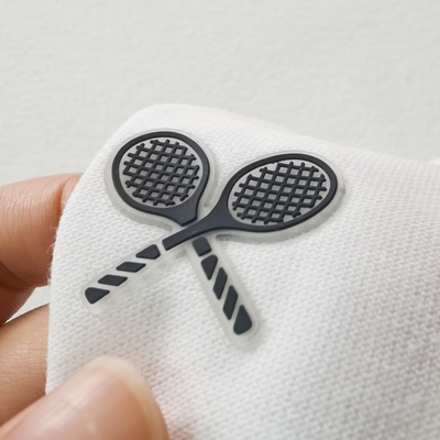 Etichetta molle del silicone di Logo Clothing Transfer Heat Label del silicone per il cappotto di sport