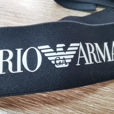 La BV ha approvato la stampa della banda elastica del silicone di logo 3d per il panno di yoga