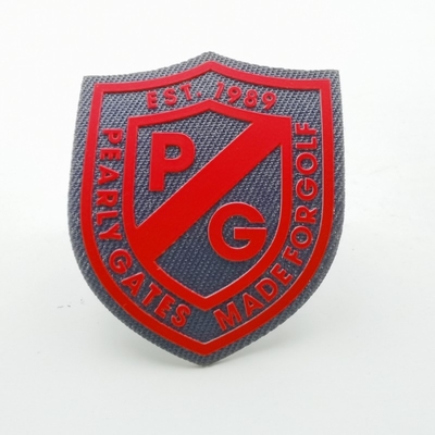 Etichette di stampa dello schermo del silicone dell'abbigliamento, 3D Logo Silk Screen Labels