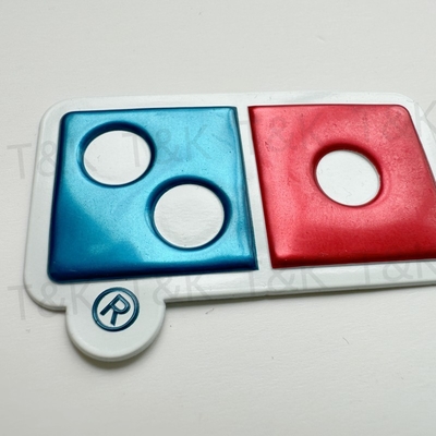 Logo personalizzato Patch di rivestimento in rilievo Badge in TPU