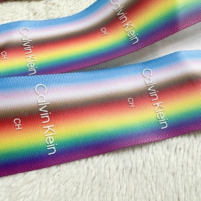 Strappo iridescente Stampato Logo in silicone gonne nastro accessori