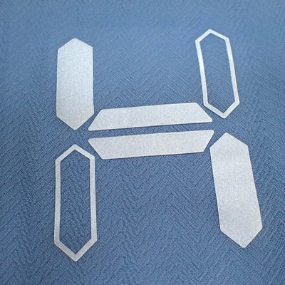 Silicone di argento che stampa le etichette dell'abbigliamento del trasferimento di calore dello SGS