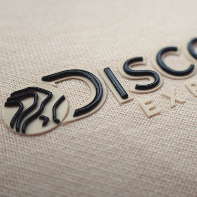 Stampa delle etichette 100% delle etichette dell'abbigliamento di logo 0.8mm del silicone