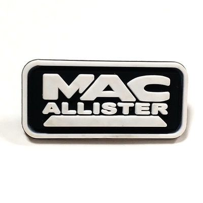 Distintivi di gomma su ordinazione del PVC di Logo Clothing Woven Patches 3D